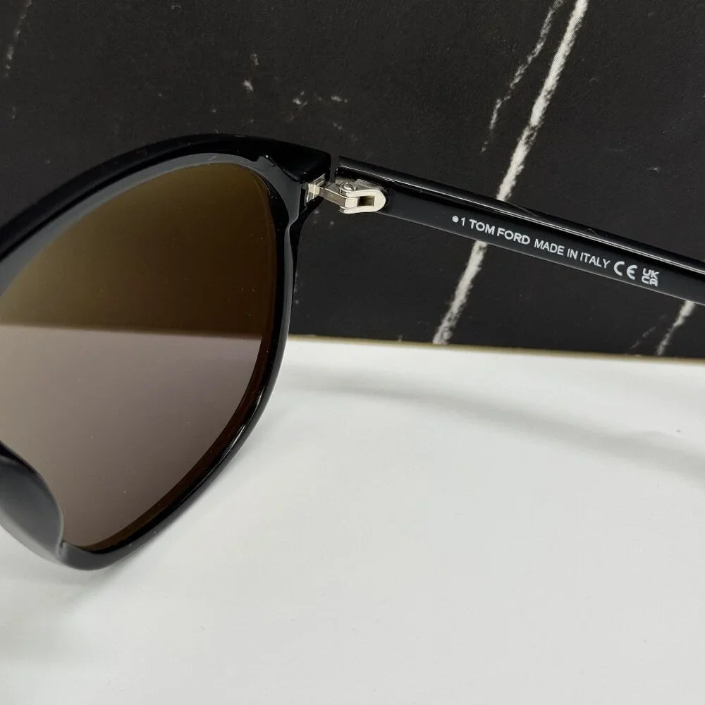 NEW TOM FORD TF1027 01A POLARIZED MEN SUNGLASSES TOM FORD PRESCOTT FT1027/S 01A
